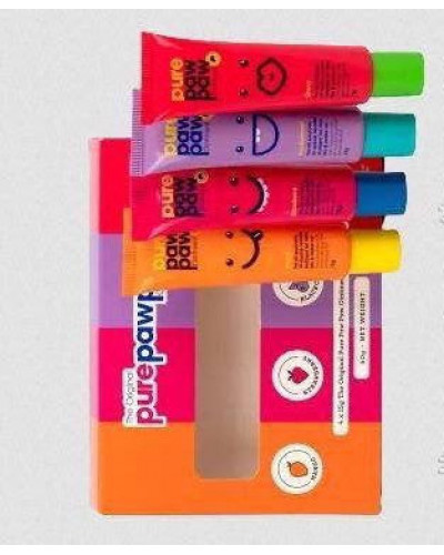 Набір відновлюючих бальзамів для губ Pure Paw Paw 4шт 15g