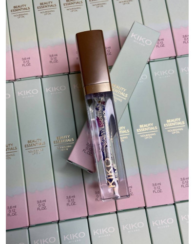 Живильна олія для губ з пелюстками квітів Kiko Milano Beauty Essentials