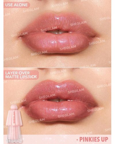 Блискуча олія для губ від Sheglam Jelly Wow Hydrating Lip Oil PINKIES UP