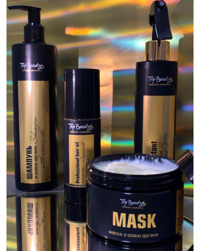 Регенеруюча маска з кератином та олією аргани Top Beauty 300 мл