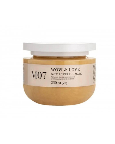 Потужна відновлювальна маска для пошкодженого волосся Wow Powerful Mask Wow & Love 30ml
