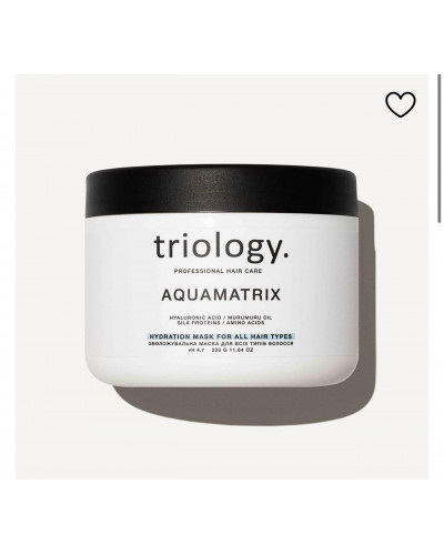 Зволожувальна маска для всіх типів волосся Aquamatrix Triology