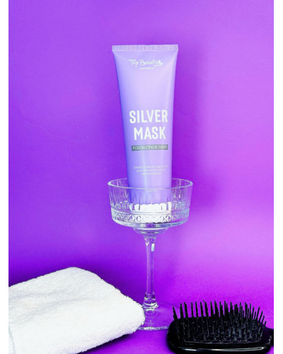 Фіолетова маска для блондинок Top beauty Silver mask