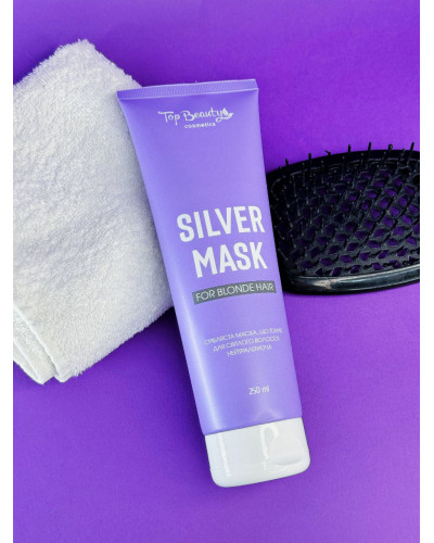 Фіолетова маска для блондинок Top beauty Silver mask