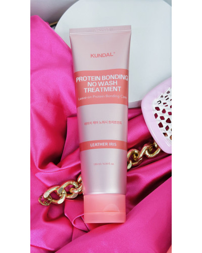 Незмиваємий кондиціонер для волосся Kundal Protein Bonding No Wash Treatment Leather Iris, 130 мл