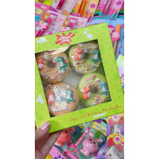 Набір бомбочок для ванни Chlapu Chlap Fizzy Bath Donuts Surag And Strawberry Marshmallow