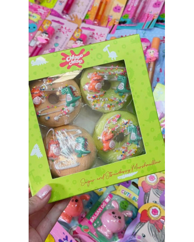 Набір бомбочок для ванни Chlapu Chlap Fizzy Bath Donuts Surag And Strawberry Marshmallow