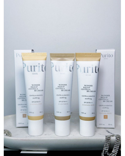ВВ крем з екстрактом центелли Purito Cica Clearing BB Cream №21