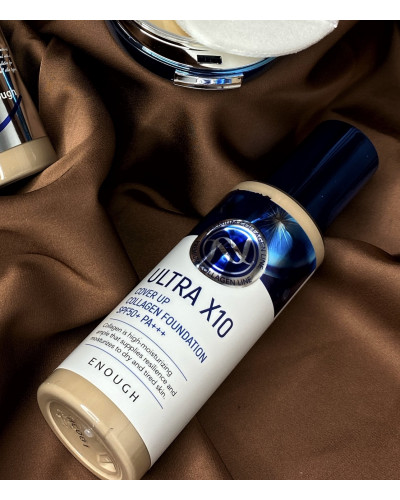 Тональний крем Ultra Collagen Enough Ultra X10 Cover Up Collagen Foundation SPF50+
