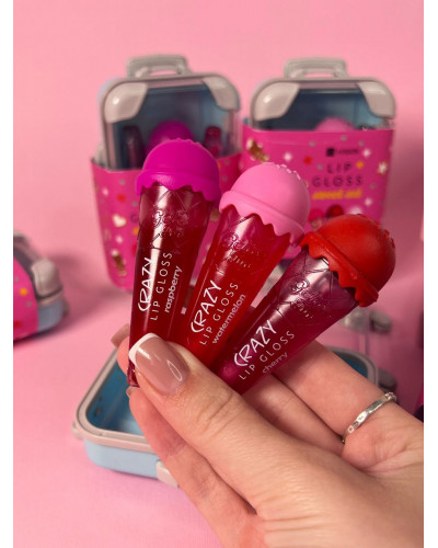Набір подарунковий блисків для губ у валізі - HiSkin Lip Gloss Sweet Set 