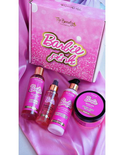 Бокс подарунковий Barbie pink 4 товари в коробці Top beauty