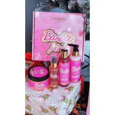 Бокс подарунковий Barbie pink 4 товари в коробці Top beauty