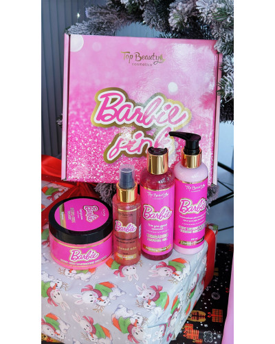 Бокс подарунковий Barbie pink 4 товари в коробці Top beauty