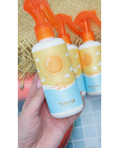 Дитячий сонцезахисний лосьйон SPF 50 top beauty для обличчя та тіла