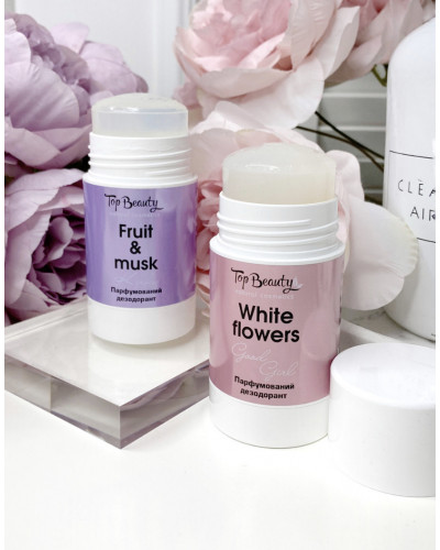 Парфумований дезодорант з пробіотиком Top beauty natural cosmetics fresh