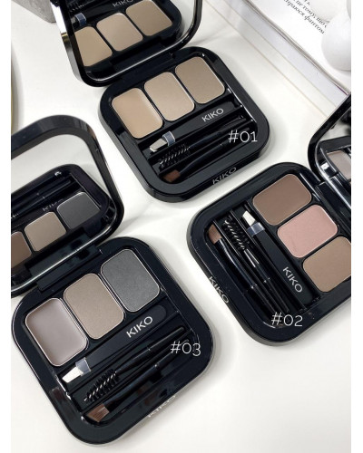 Палітра тіней для брів Kiko Milano Eyebrow Expert Palette №02
