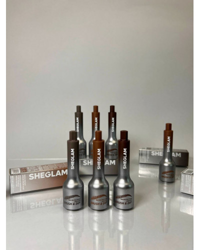 Обробка брів від Sheglam Brow-fection Angled Brush & Dip