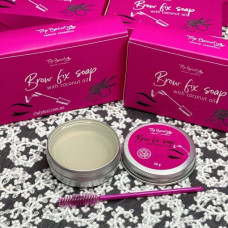 Мило-фіксаторTop Beauty для укладання брів з кокосовою олією fix soap with coconut oil 30 гр