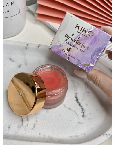 Нічна маска для губ Milano Powerful Love 15мл Kiko
