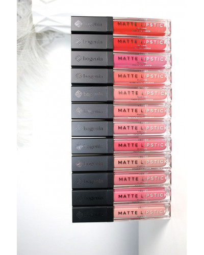 Матова помада рідка для губ Liquid Matte Lipstick Spice Travel Bogenia