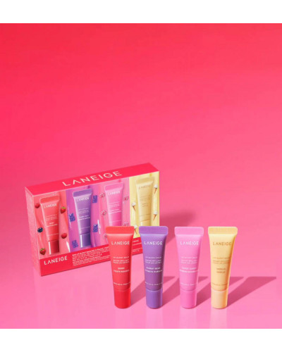 Набір зволожуючих бальзамів для губ laneige lip glowy