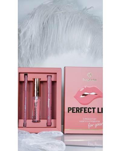 Подарунковий набір Perfect Lips 3-product set Bogenia 004