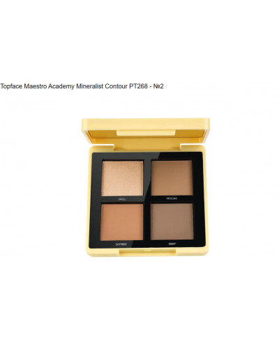 Палетка для контурінгу Topface Maestro Academy Mineralist Contour