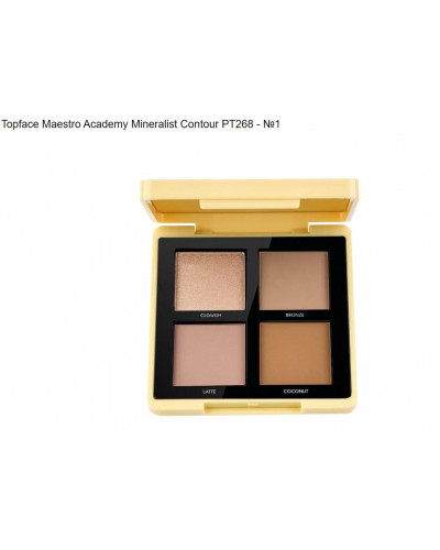 Палетка для контурінгу Topface Maestro Academy Mineralist Contour