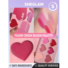 Кремові рум'яна від Sheglam Flush Crush Cream Blush Pallette