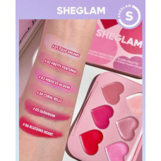 Кремові рум'яна від Sheglam Flush Crush Cream Blush Pallette