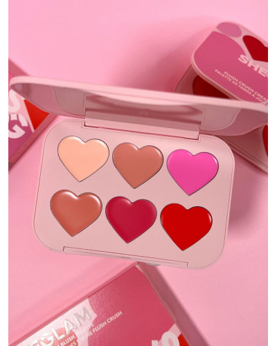 Кремові рум'яна від Sheglam Flush Crush Cream Blush Pallette