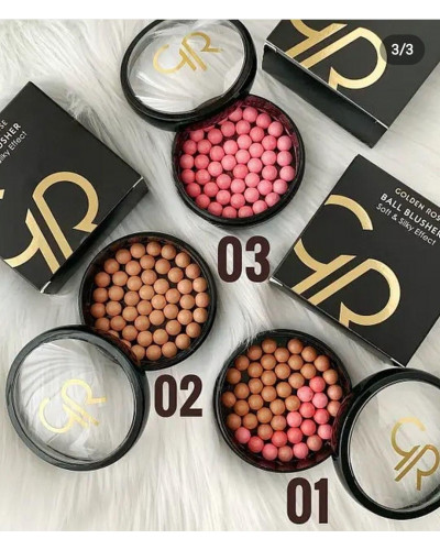 Рум'яна у кульках GOLDEN ROSE Ball Blusher Rouge Pearl №02