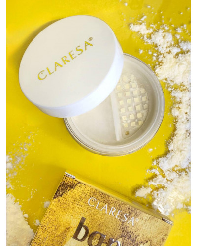 Пудра розсипчаста Claresa для нейтралізації почервоніння Banana Super Powder