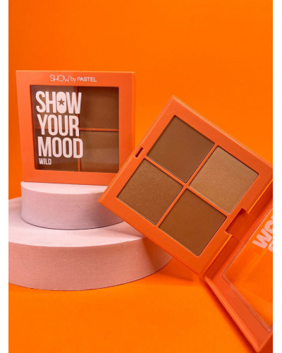 Набір рум'ян для обличчя Pastel Show Your Mood Wild Blush Palette Coral