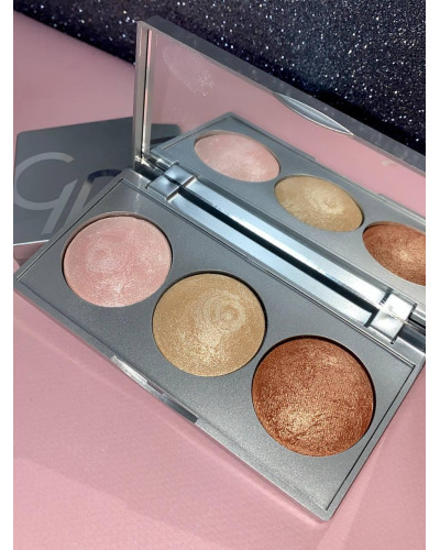 Палітра хайлайтерів Golden Rose Strobing Highlighter