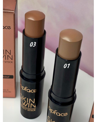 Контурінг-стік TopFace Skin Twin Perfect Stick Contour