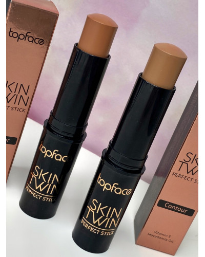 Контурінг-стік TopFace Skin Twin Perfect Stick Contour