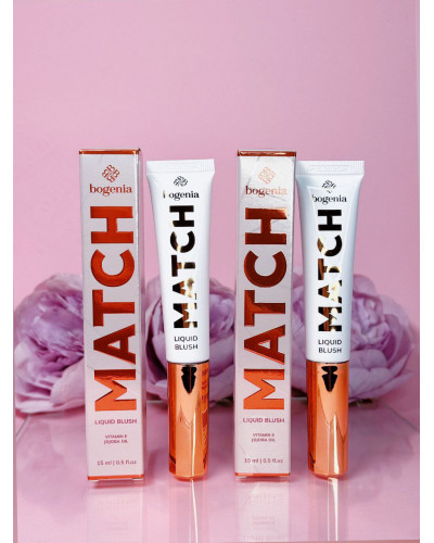 РІДКІ РУМ'ЯНА MATCH LIQUID BLUSH BOGENIA , 15 мл 02