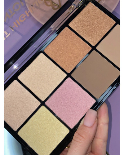 Палетка для контурінгу обличчя Malva cosmetics elegant