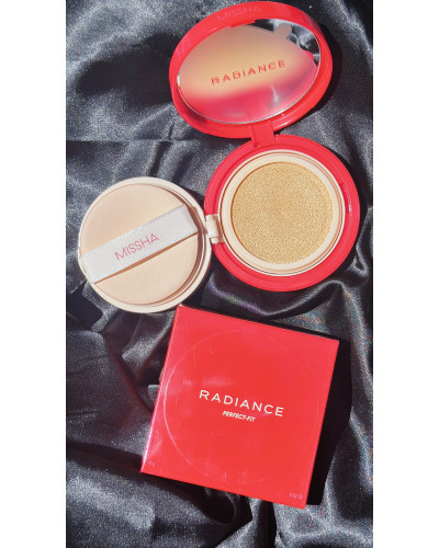 Тональна основа-кушон Missha Radiance Perfect-Fit Cushion Foundation SPF 50, 15г
