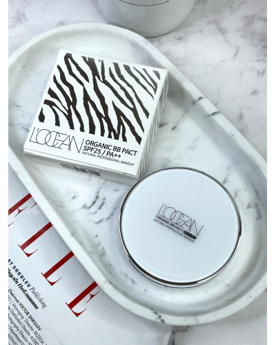 Мінеральна пудра для обличчя L’ocean Organic BB Pact spf 25