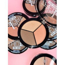 Палітра для контурингу обличчя Trend To-Go Face Contouring Palette Triumpf