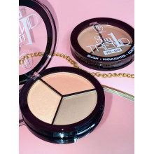 Палітра для контурингу обличчя Trend To-Go Face Contouring Palette Triumpf