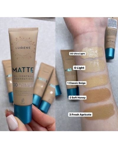Тональний крем Lumene Matte Oil-control Foundation SPF20