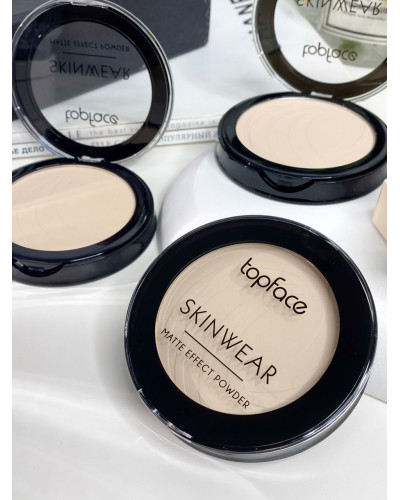 Пудра компактна TopFace Skin Wear Matte Effect