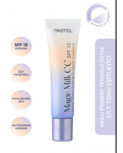СС-крем для обличчя Pastel Magic Milk CC SPF 15