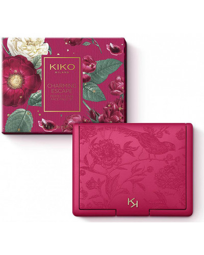 Палітра для обличчя: бронзер, хайлайтер, пудра Kiko Milano Charming Escape Perfect Look Face Palette