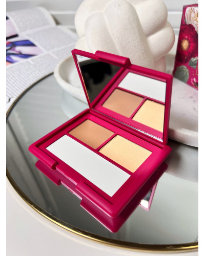 Палітра для обличчя: бронзер, хайлайтер, пудра Kiko Milano Charming Escape Perfect Look Face Palette
