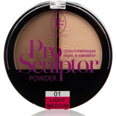 Палітра для скульптурування обличчя Triumph cosmetics pro sculptor powder #01