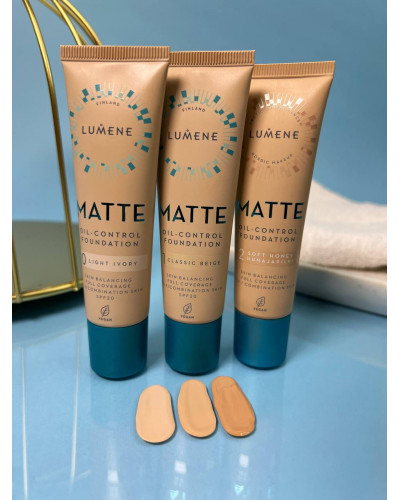 Тональний крем Lumene Matte Oil-control Foundation SPF20